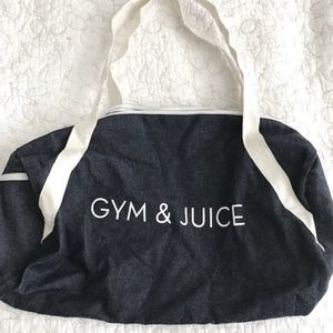 Private Party Denim Gym and Juice Bag